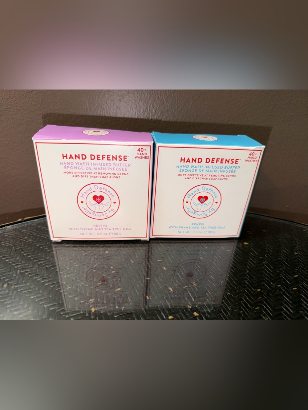 2 NEW HAND SOAP SPONGES WITH BUILT IN SOAPS HAND WASH INFUSED BUFFER $30 RETAIL